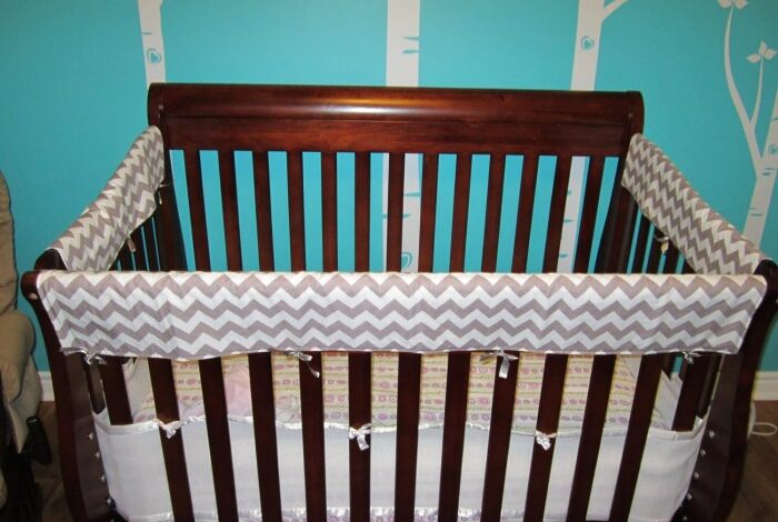 Padded crib rail cover diy