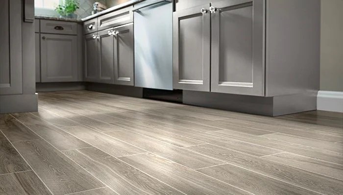 How we updated our planked wood look tile