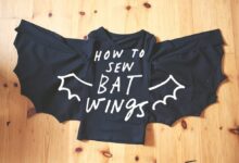 Make your own festive bat dress