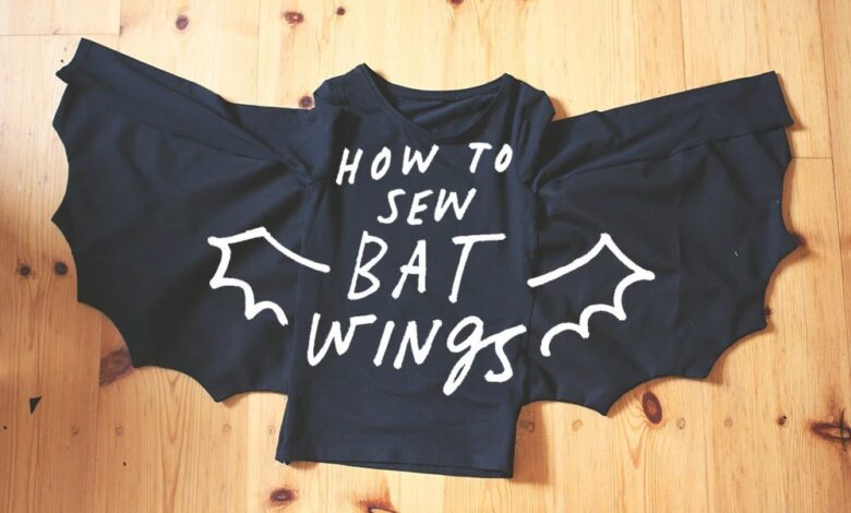 Make your own festive bat dress