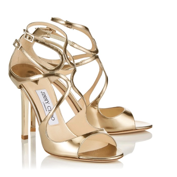 Reimagining the iconic jimmy choo strappy sandals