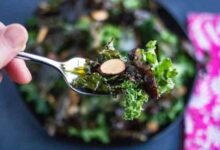 Kale miso vinaigrette