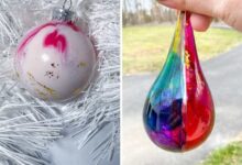 Make your own diamond ornament