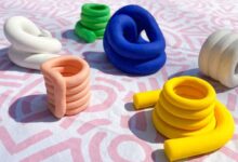 Diy clay cactus candle holders