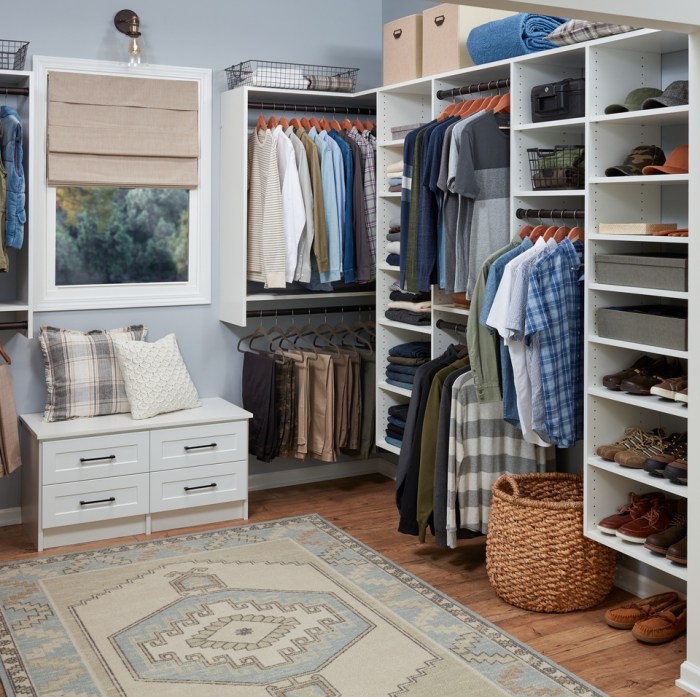 How to customize a store bought closet system