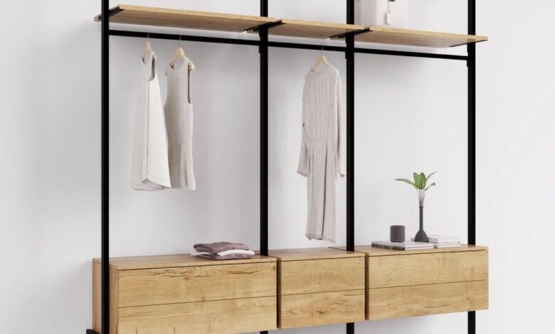 Creating an open closet system