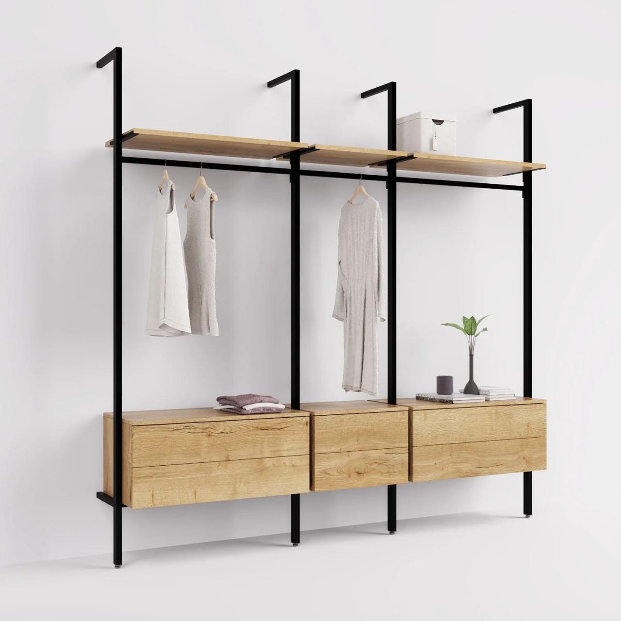 Creating an open closet system