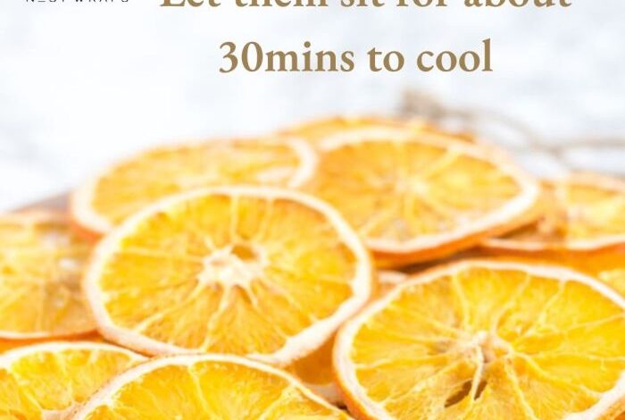 Try this dried citrus ornaments