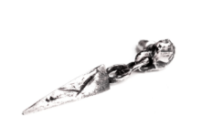 Brass earring pyramid diy