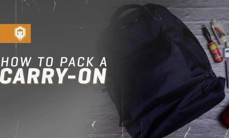 Tips for packing a carry on only