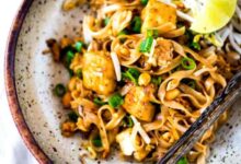 Easy pad thai soup