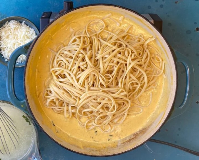 Bowtie pumpkin pasta with sage butter