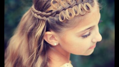 How to style a bow braid