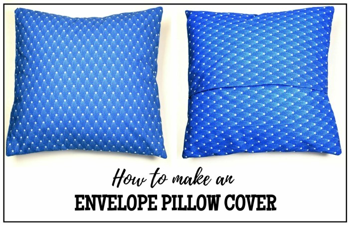 Make your own puff quilted pillow cover