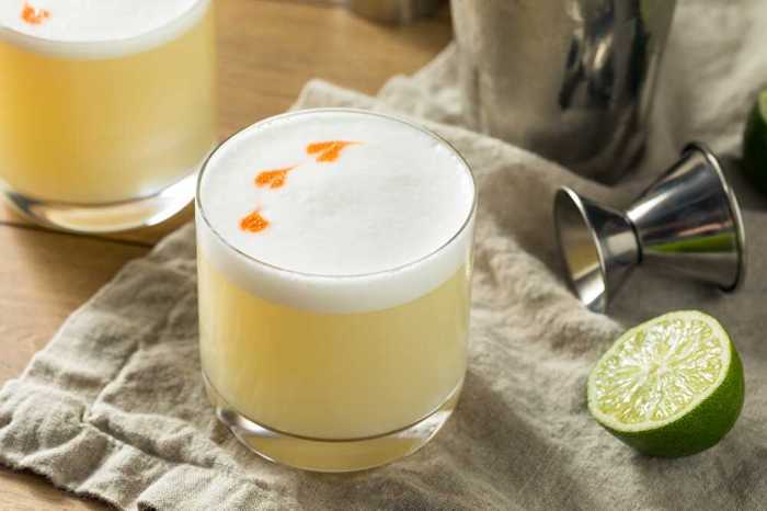 Sister style pisco sours