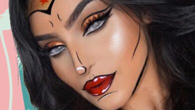 5 easy clean beauty halloween looks