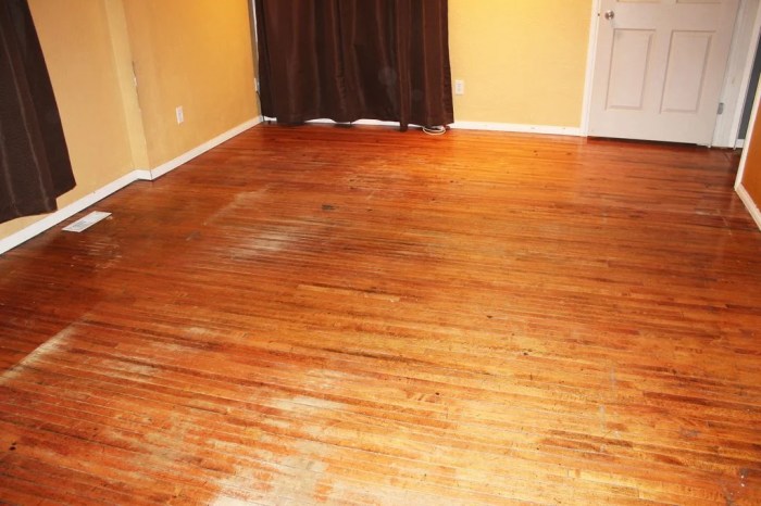 Refinishing old wood floors