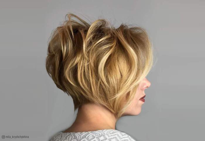 Easy messy up do for shorter hair