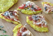 Spaghetti squash pizza crust