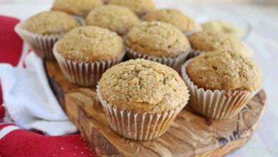 Sour cream pumpkin muffins