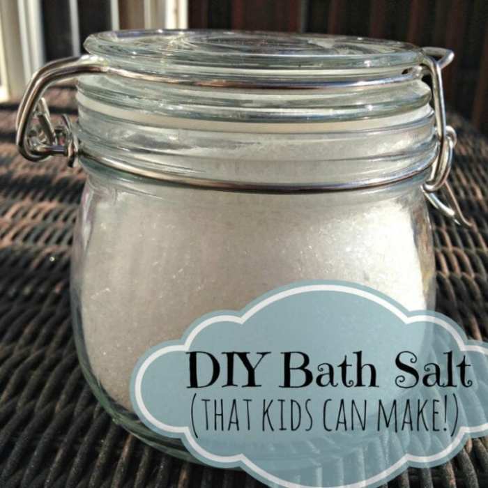 Make your own infused bath salts