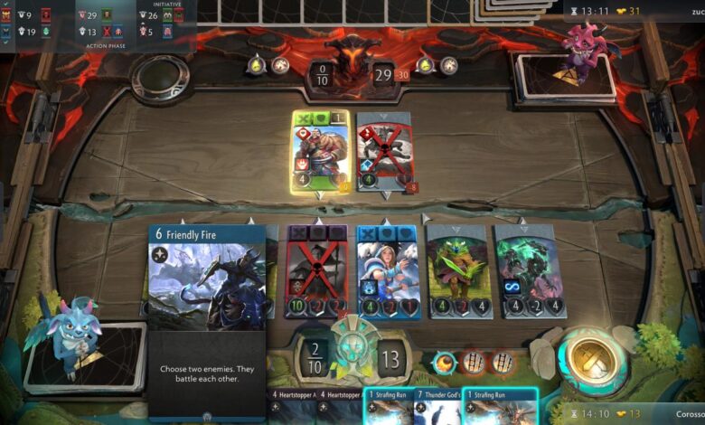 Valve ends development on artifact