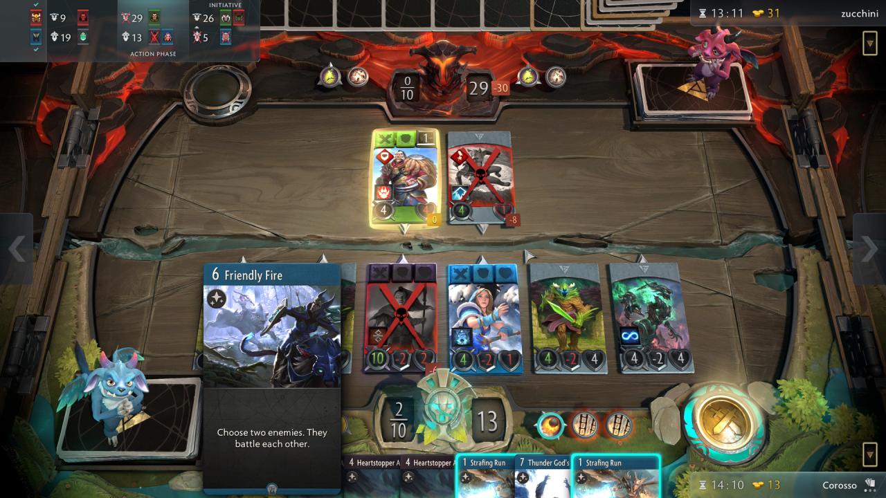 Valve ends development on artifact