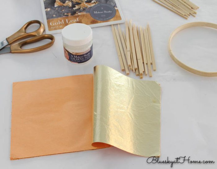 Delicate sunburst mirror diy