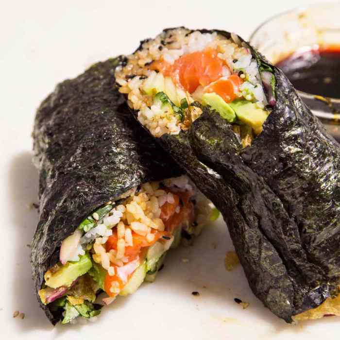 How to make sushi burritos