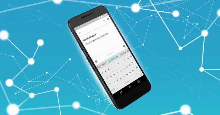 Swiftkey mobile keyboard neural networks