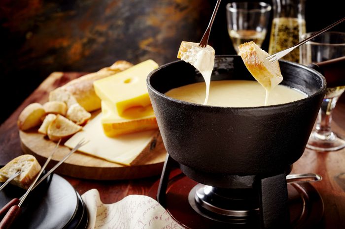 Spicy stout cheese fondue