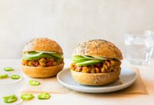 Baked vegetarian sloppy joes