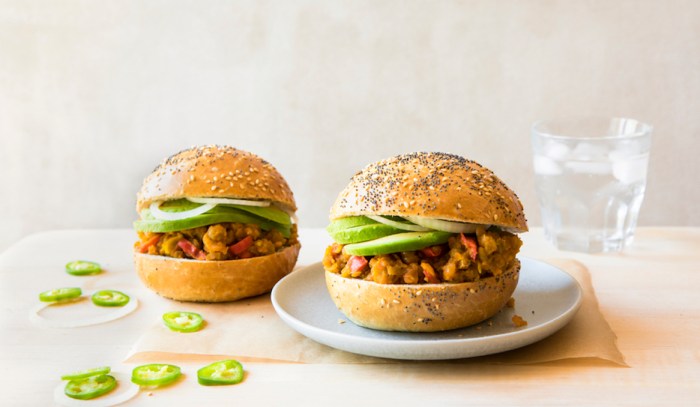 Baked vegetarian sloppy joes