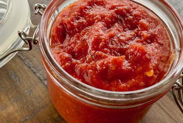 Zesty tomato and orange sauce
