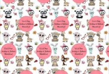 Cute animal wrapping paper ideas