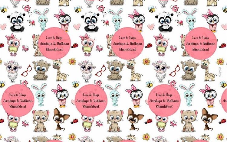 Cute animal wrapping paper ideas