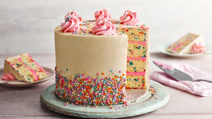 Cake decorating ideas birthday easy funfetti decorate buttermilk beautiful cakes decoration decorated cereal abeautifulmess ways idea decorations trix polka hacks