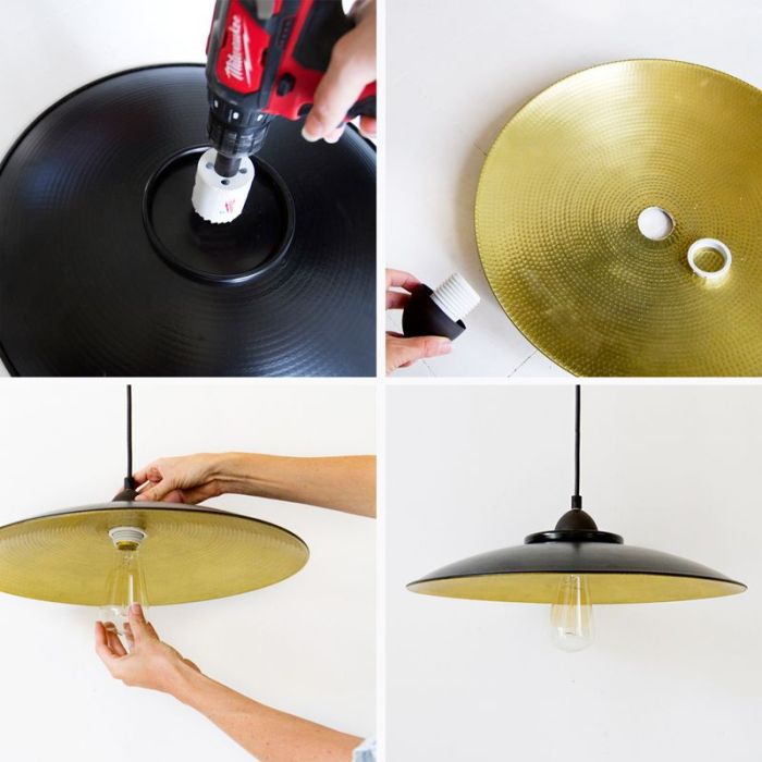 Easy diy pendant lamp