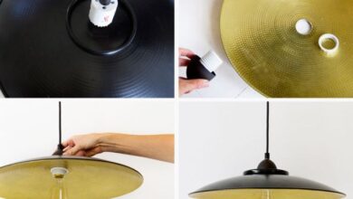 Easy diy pendant lamp