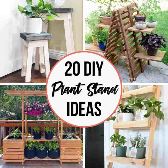 Diy lucite plant stand