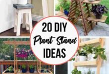 Diy lucite plant stand