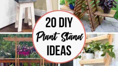 Diy lucite plant stand