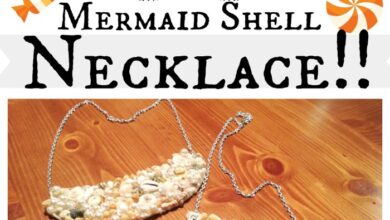 Mermaid shell sweatshirt diy