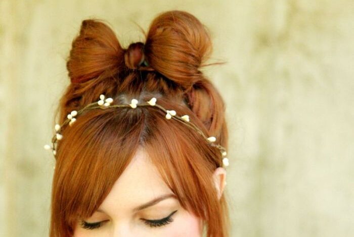 How to style a hair bow