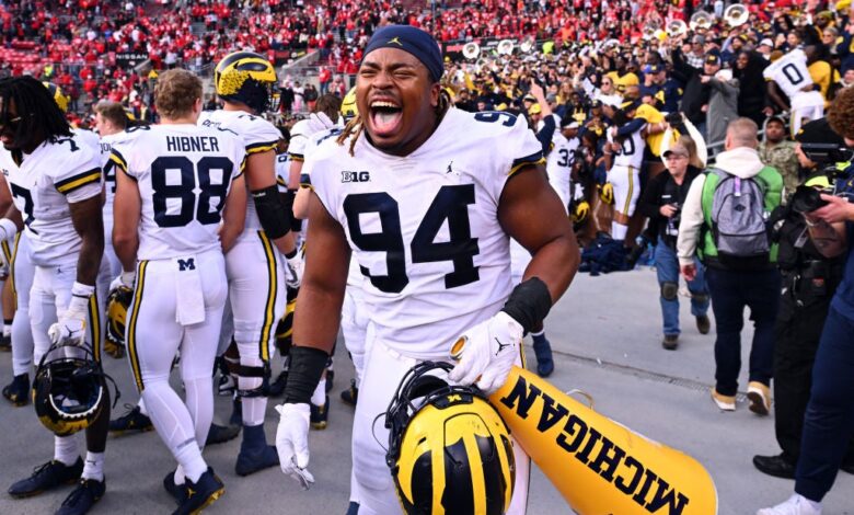 Michigan Wolverines victory over Ohio State Buckeyes