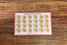 Diy scratch off advent calendar