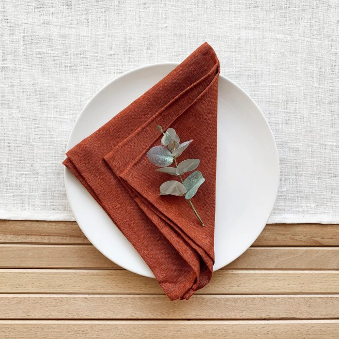 Dress up your dinner napkins