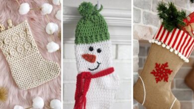Macrame christmas stocking tutorial