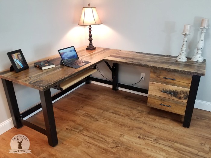 Make your own custom built in desk