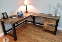 Make your own custom built in desk